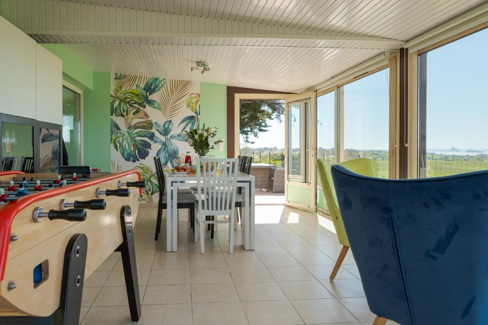 Vue Mt-St-Michel, Elegance, Calme Et Baby-Foot Bonzini Villa Dragey Ngoại thất bức ảnh