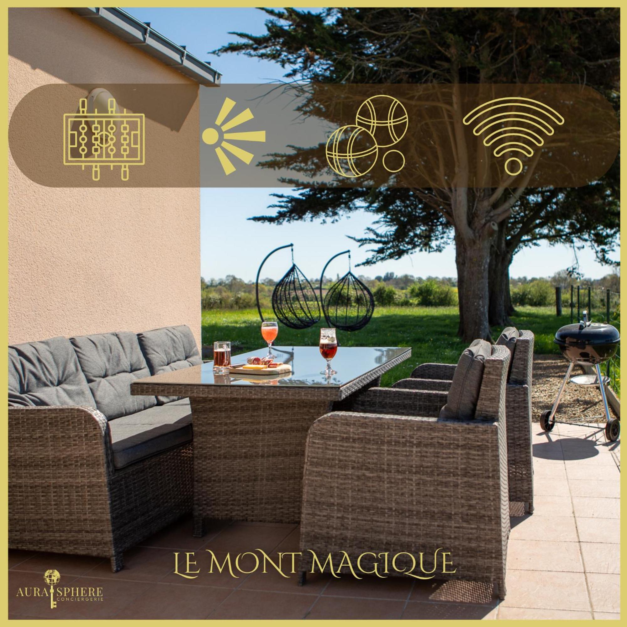 Vue Mt-St-Michel, Elegance, Calme Et Baby-Foot Bonzini Villa Dragey Ngoại thất bức ảnh